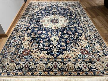 Nain Perzisch tapijt 6La 200x130cm Lori wol en zijde