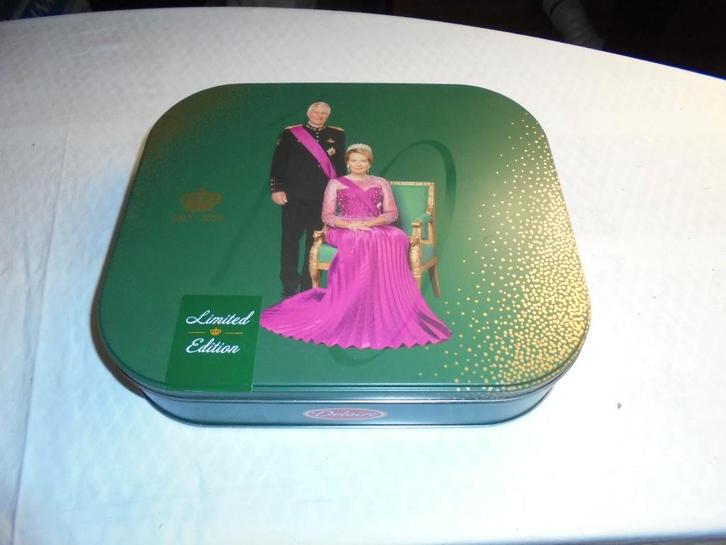 Blikken doos Koningshuis, Verzamelen, Koningshuis en Royalty, Nieuw, Overige typen, Ophalen of Verzenden