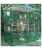 Volière 2x1x2 m + toit perruche calopsitte canari cage XXL, Verzenden, Metaal, Volière