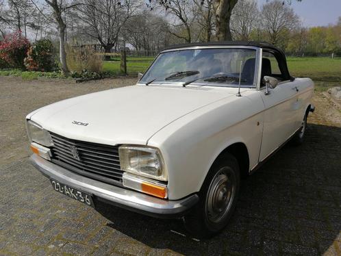 Peugeot 304 Cabriolet S van 1973, Auto's, Peugeot, Particulier, Benzine, Cabriolet, 2 deurs, Handgeschakeld, Wit, Zwart, Ophalen