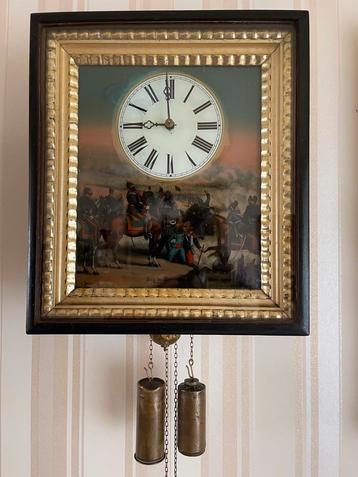 Zeer historische en zeldzame Zwarte Woud Rahmenuhr, ca 1871 beschikbaar voor biedingen