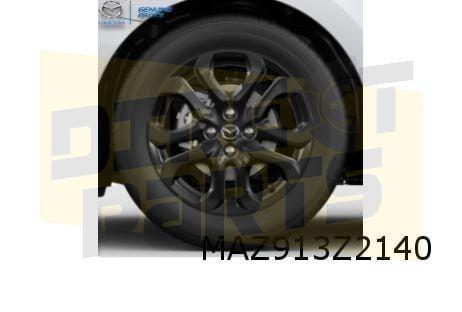 Mazda 2 velg alu. 5,5J x 16" design 166 (zwart metalic) (2/2, Auto-onderdelen, Banden en Velgen, Band(en), Personenwagen, Nieuw