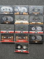 46 cassettes type II Maxell, TDK, BASF utilisés, Ophalen of Verzenden, Zo goed als nieuw