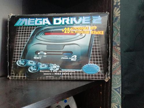 Mega Drive 2 mit 20 vorinstallierten Spiele, Games en Spelcomputers, Spelcomputers | Sega, Zo goed als nieuw, Mega Drive, Ophalen of Verzenden