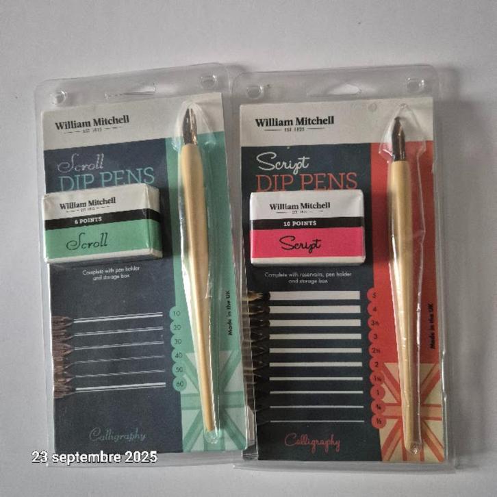 2 geschenkdozen voor kalligrafie met scroll, Diversen, Schrijfwaren, Nieuw, Verzenden