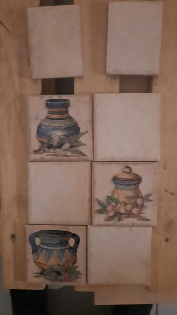 Wandtegels keuken, Doe-het-zelf en Bouw, Tegels, Zo goed als nieuw, Wandtegels, Overige materialen, Minder dan 20 cm, Minder dan 20 cm
