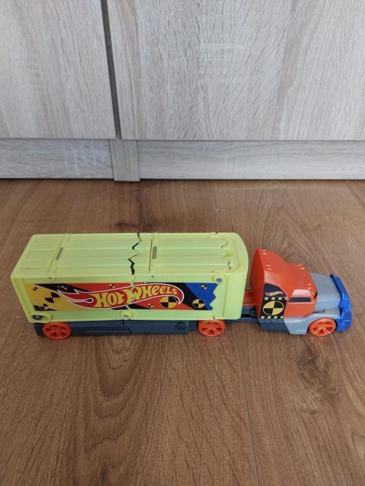 Hot Wheels Grote Truck crasher, Kinderen en Baby's, Speelgoed | Racebanen, Zo goed als nieuw, Racebaan, Hot Wheels, Ophalen