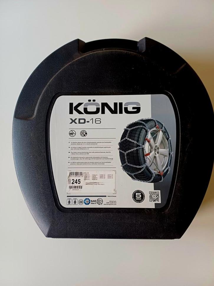 König XD-16 245 - Sneeuwkettingen - SUV, Van, ..., Auto diversen, Sneeuwkettingen, Nieuw, Ophalen