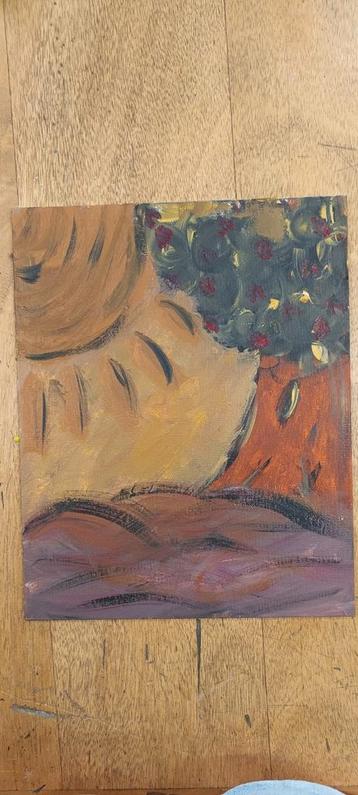 Schilderij 'sun rise apple tree' beschikbaar voor biedingen