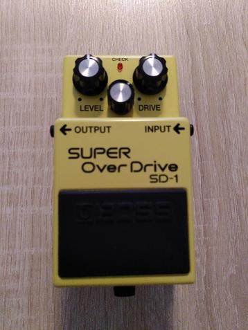 Boss Super Overdrive (SD-1) gitaar pedaal beschikbaar voor biedingen