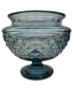 Val Saint Lambert blauwe Pompeii Floralies vaas 1926, Antiek en Kunst, Ophalen of Verzenden