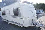 Mooie 4pers.Fendt met mover, fietsrek, voortent, rondzit, fr, Caravans en Kamperen, Caravans, Rondzit, Bedrijf, Mover, Fendt