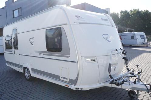 Mooie 4pers.Fendt met mover, fietsrek, voortent, rondzit, fr, Caravans en Kamperen, Caravans, Bedrijf, tot en met 4, Rondzit, Fendt