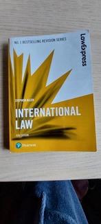 International Law - Stephen Allen - 4th Edition, Pearson, La, Enlèvement ou Envoi, Comme neuf, Enseignement supérieur, Stephen Allen