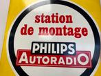 PHILIPS Autoradio oud reclamebord, Verzamelen, Ophalen of Verzenden, Gebruikt, Reclamebord