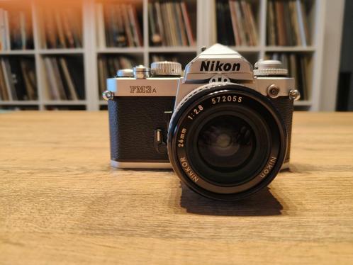 NIKON FM3A+ 24 mm AI 2.8, Audio, Tv en Foto, Fotocamera's Analoog, Gebruikt, Compact, Nikon, Ophalen of Verzenden