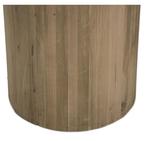 Eettafel - eik massief naturel, Huis en Inrichting, Tafels | Eettafels, Ophalen, 100 tot 150 cm, Eikenhout, Vijf personen of meer