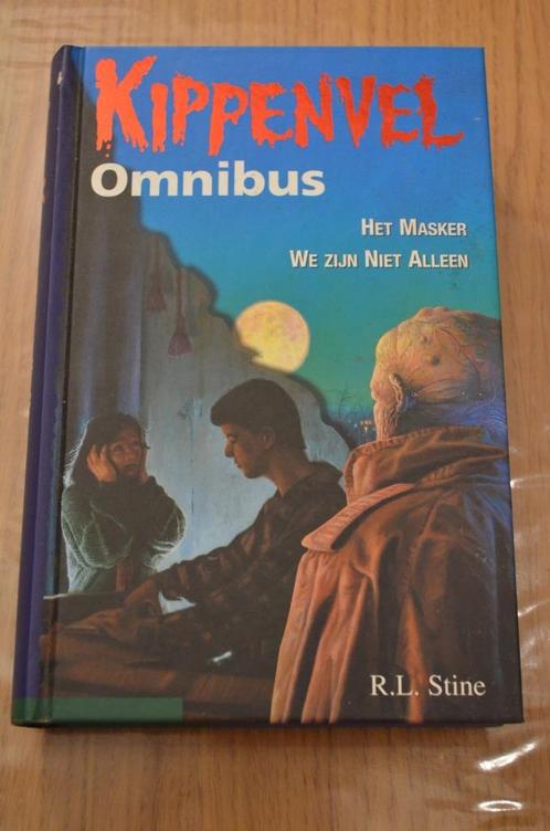 R.L. Stine - Kippenvel Omnibus Het masker & We zijn niet all, Boeken, Kinderboeken | Jeugd | 10 tot 12 jaar, Gelezen, Fictie, Ophalen of Verzenden