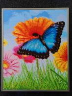 Pixel Art (pixelhobby) Bloemen en vlinder, Hobby en Vrije tijd, Ophalen of Verzenden, Nieuw, Dieren