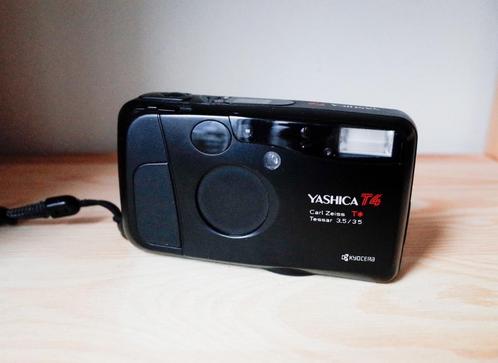 Yashica T4, Audio, Tv en Foto, Fotocamera's Analoog, Gebruikt, Compact, Overige Merken, Ophalen of Verzenden