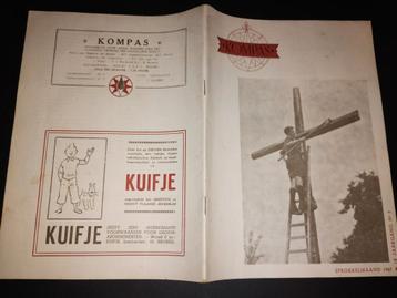 scoutsblad febr. 1947 met kuifje - herge reclame. beschikbaar voor biedingen