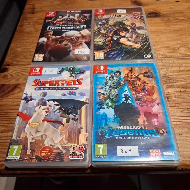 Jeux switch a 30€ pièces, Games en Spelcomputers, Games | Nintendo Switch, Gebruikt, Avontuur en Actie, 1 speler, Vanaf 7 jaar