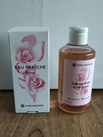 Yves Rocher Geurset Rozen Eau Fraîche  & Douchegel disponible aux enchères