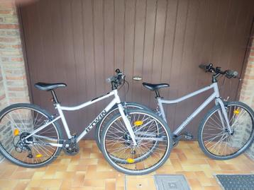 Hybridefiets Riverside 120 grijs btwin, Enlèvement, Comme neuf, Autres marques