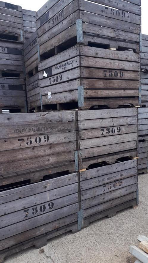 Te koop houten fruitkisten, paloxen., Doe-het-zelf en Bouw, Kratten en Dozen, Gebruikt, Bak of Kist, 100 cm of meer, 50 cm of meer