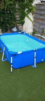 zwembad met glijbaan , warmtewisselaar en pomp/filter, Ophalen, Gebruikt, Minder dan 80 cm, Minder dan 200 cm