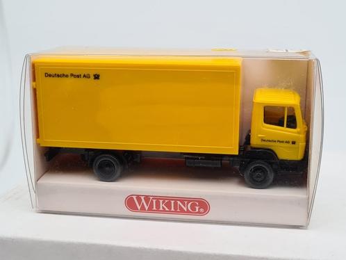 Mercedes Benz 814 post vrachtwagen - Wiking 1/87, Hobby en Vrije tijd, Modelauto's | 1:87, Zo goed als nieuw, Bus of Vrachtwagen