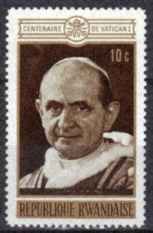 Rwanda 1970 - Yvert 400 - Vaticaans concilie - Pausen (PF), Postzegels en Munten, Postzegels | Afrika, Postfris, Verzenden