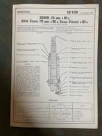 ABL - Militaire reglement - Smeertabel Kanon 155mm "M2" 1952, Ophalen of Verzenden