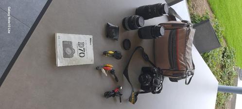 NIKON D70 camera-uitrusting plus lenzen., Audio, Tv en Foto, Fotocamera's Digitaal, Gebruikt, Nikon, Ophalen