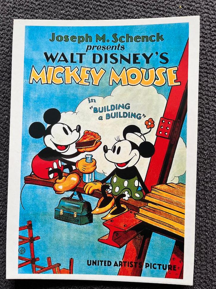 Carte postale Mickey Mouse Building, Collections, Disney, Mickey Mouse, Envoi