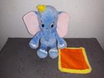 Dumbo knuffel met doekje, Kinderen en Baby's, Speelgoed | Knuffels en Pluche, Ophalen of Verzenden, Gebruikt, Olifant