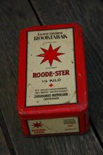 Blikken doos Roode-Ster rooktabak 1/4 Kg, Ophalen of Verzenden, Gebruikt, Overige, Overige merken