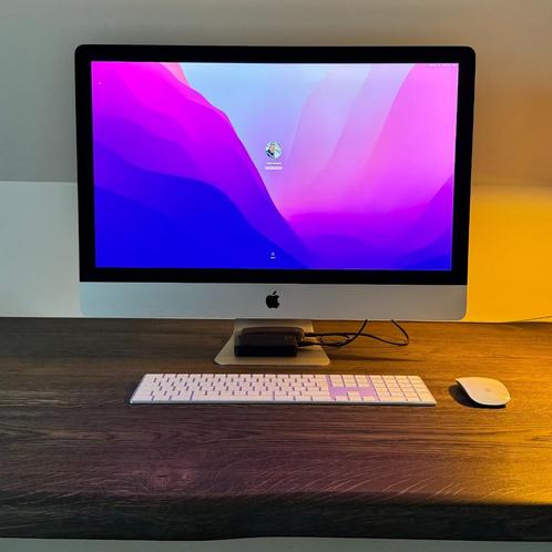 iMac 27inch 5K 8-core i9 tot 5GHz 40GB RAM, Computers en Software, Apple Desktops, Gebruikt, iMac, SSD, 4 Ghz of meer, Ophalen