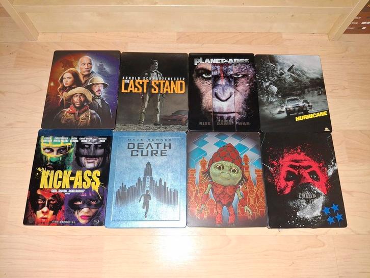 Steelbook blu ray films, Cd's en Dvd's, Blu-ray, Zo goed als nieuw, Ophalen of Verzenden