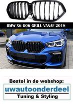 Grill Nieren Enkele Spijl Zwart Voor Bmw X6 G06, Auto diversen, Tuning en Styling, Verzenden