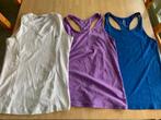 3x sporttopje maat 38, Kleding | Dames, Sportkleding, Ophalen, Maat 38/40 (M), Blauw