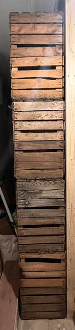 12 houten fruitkisten, Enlèvement, Utilisé