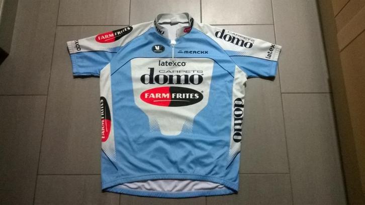 fietstenue domo farm frites shirt is maat 58 vest is maat 56, Fietsen en Brommers, Fietsaccessoires | Fietskleding, Gebruikt, Bovenkleding