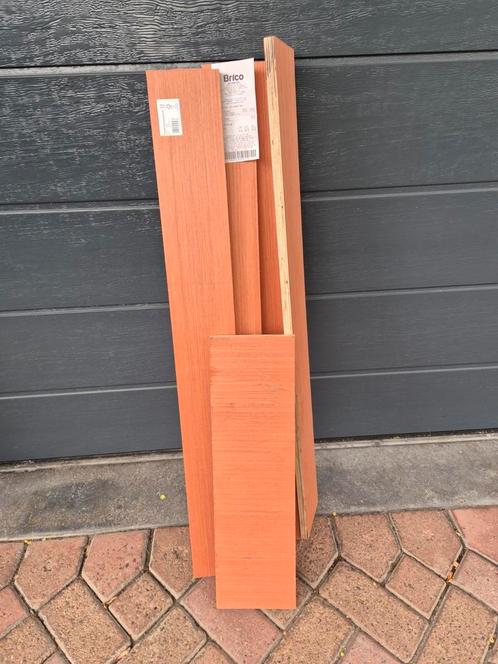 Multiplexplaat 18 mmdik- lengte 107cm- breedte14cm.// 4stuks, Huis en Inrichting, Kasten | Overige, Zo goed als nieuw, Ophalen