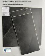 8mm dik Pvc click Marmer Zwart met integreerde ondervloer, Grijs, 75 m² of meer, Nieuw, Ophalen of Verzenden