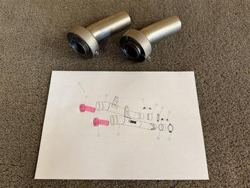 Akrapovic Megaphone uitlaat dB killers dempers V-TUV075 beschikbaar voor biedingen