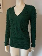 Prada pull col V vert foret laine soie Fr38 It42, Taille 38/40 (M), Vert, Porté, Prada