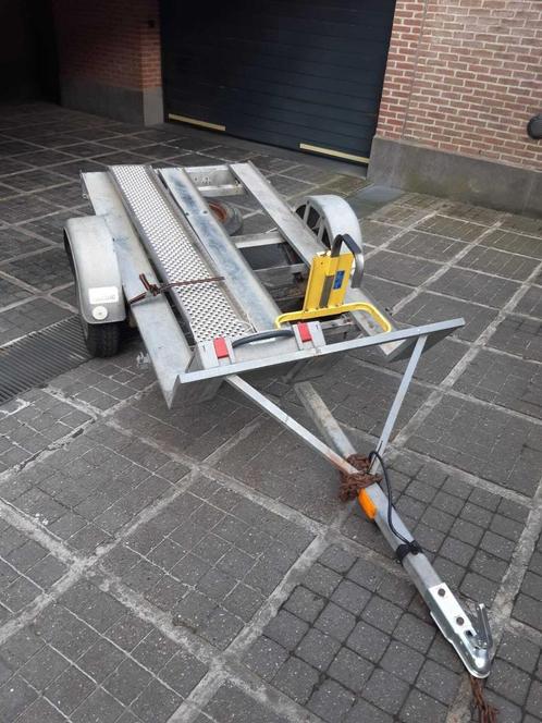 Motor Scooter Remork Aanhangwagen TE HUUR, Auto diversen, Aanhangers en Bagagewagens, Ophalen