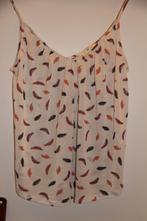 Top léger motif de plumes H&M Conscious M, Maat 38/40 (M), H&M, Ophalen of Verzenden, Zo goed als nieuw