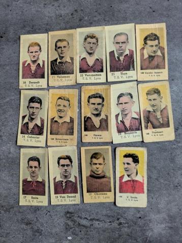 Voetbal prenten ultra zeldzaam anno 1937/1938 ! LYRA ! 14x beschikbaar voor biedingen